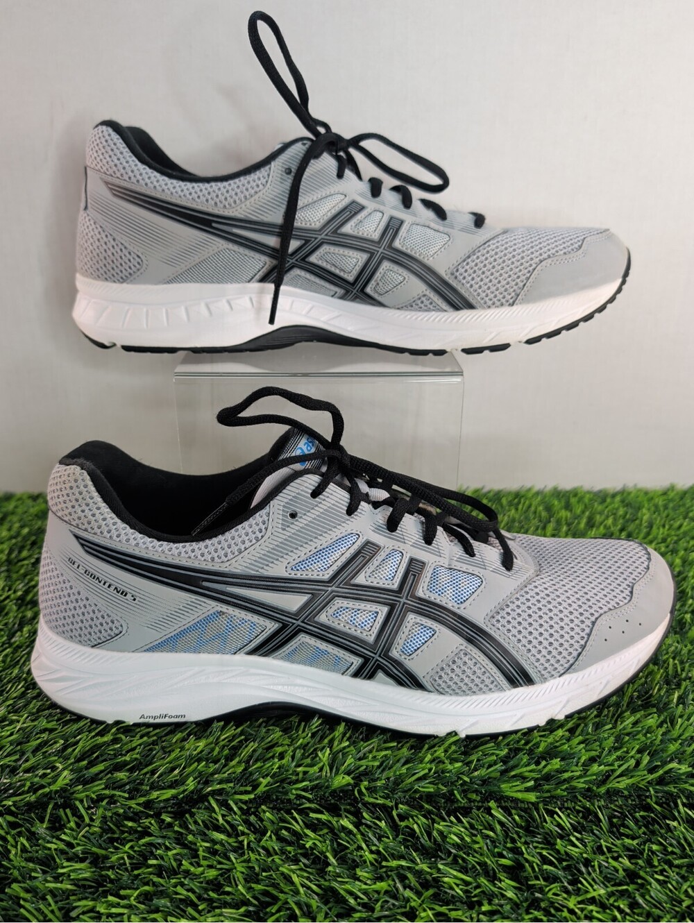 Mens - ASICS GEL-CONTEND 5 Shoes (Mid Grey/Black) BRAND - US SIZE 13